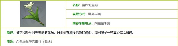 原神塞西莉亚花怎么获得-原神塞西莉亚花采集位置分布图大全