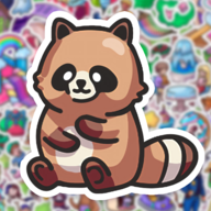 贴纸书填色拼图挑战(Sticker bookcoloringpuzzle)_logo